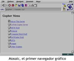 Mosaic, el rpimer navegador gráfico